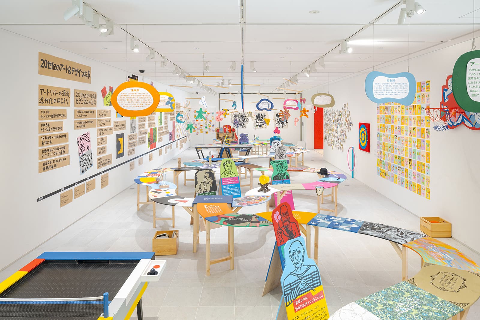 まるごとTADこども美術館＋原倫太郎＋原游《アートリバー双六》